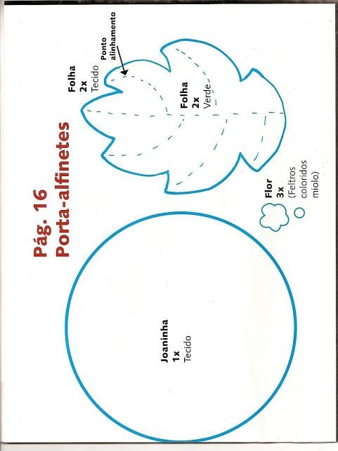 Игольница из фетра выкройка