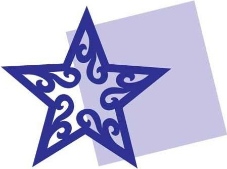 Звезда резная