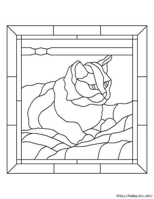 Витраж рисунок