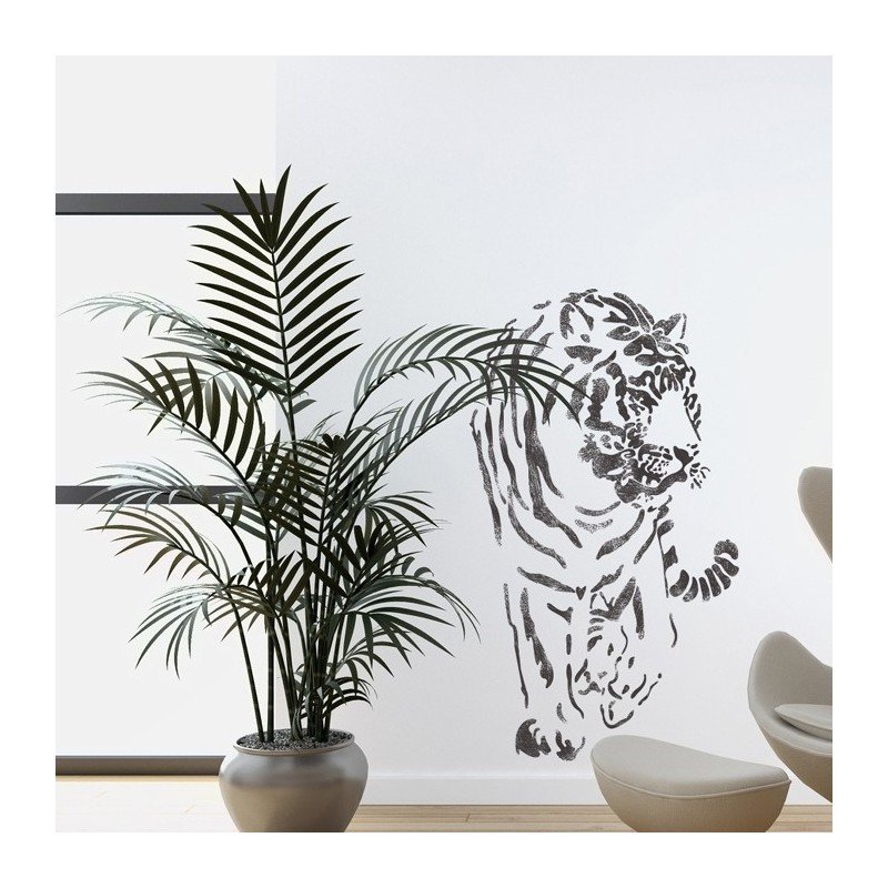 Трафареты для стен животные