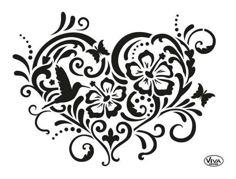 Трафарет узоры