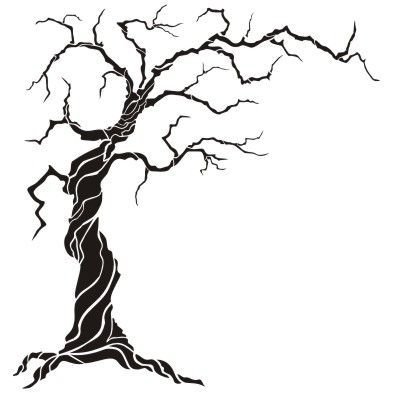 Дерево тату эскиз