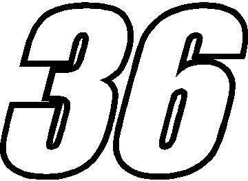 Цифра 67 трафарет