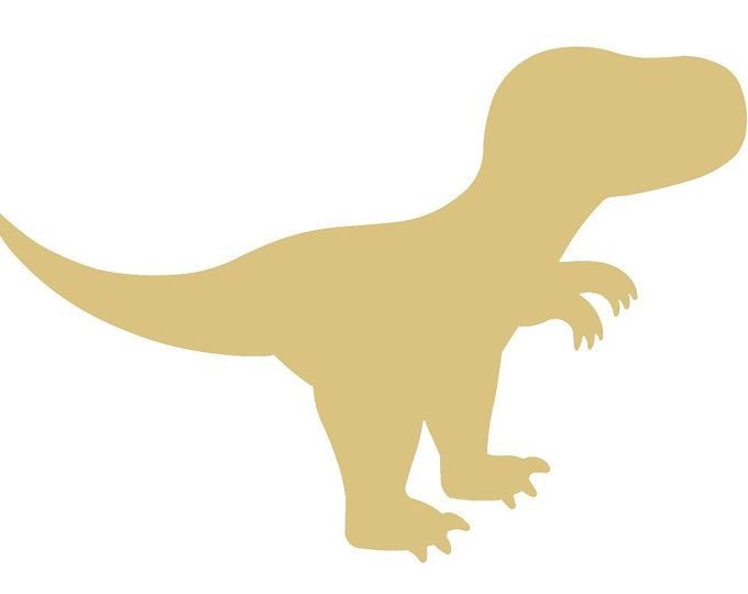 Трафарет динозавры