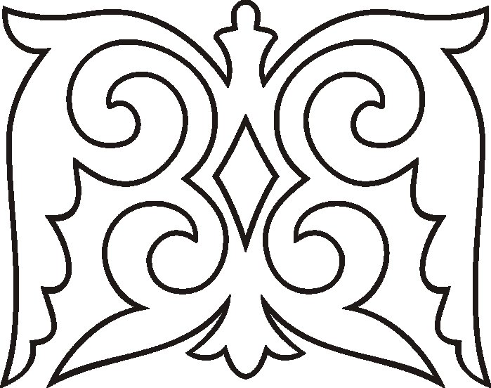 Орнамент трафарет