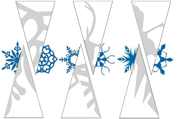 снежинки эльзы