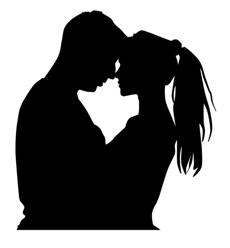 Силуэты влюбленных