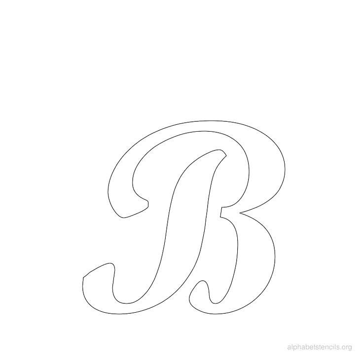 Трафарет букв