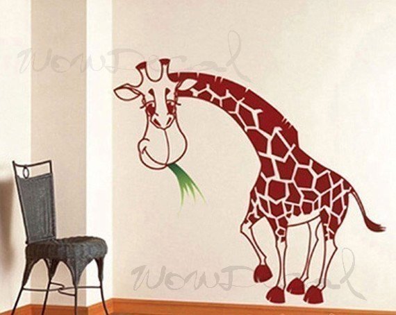 Трафареты для стен животные