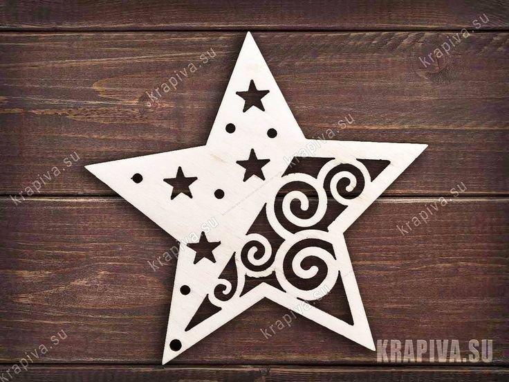 Звезда резная