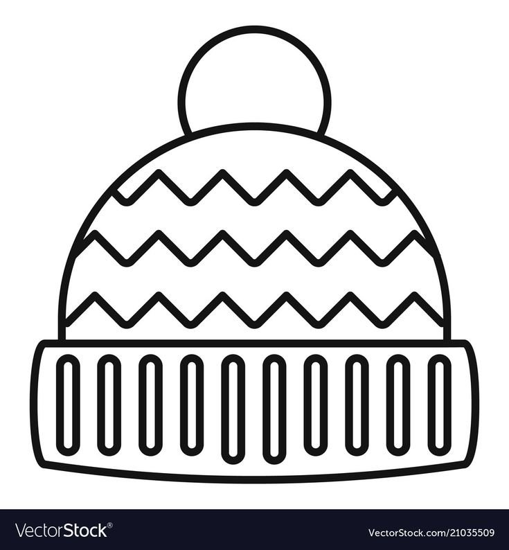 Шапка трафарет