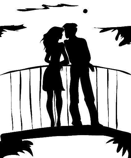Силуэты пар