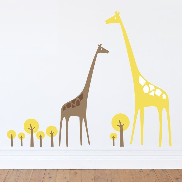 Открытка Жираф скандинавские