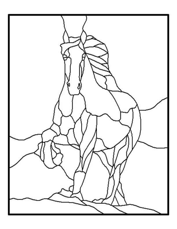 Витраж шаблон