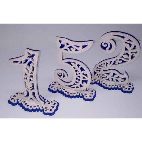 Резные цифры