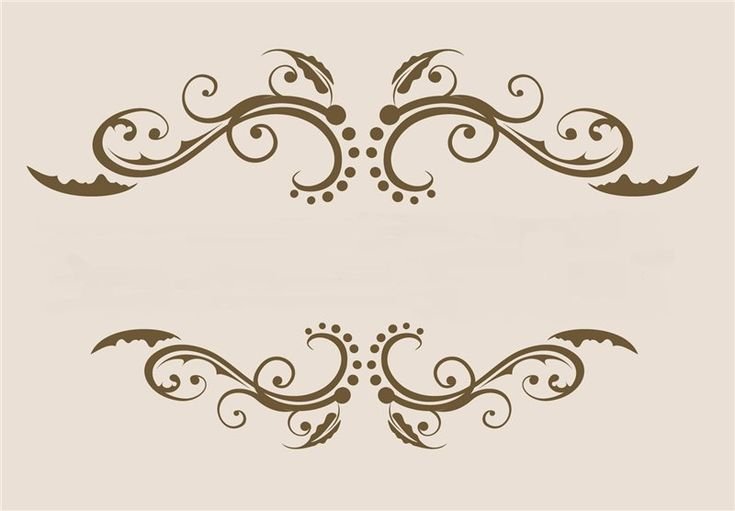 Узоры завитки
