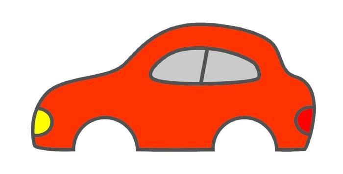 Машинка без колес