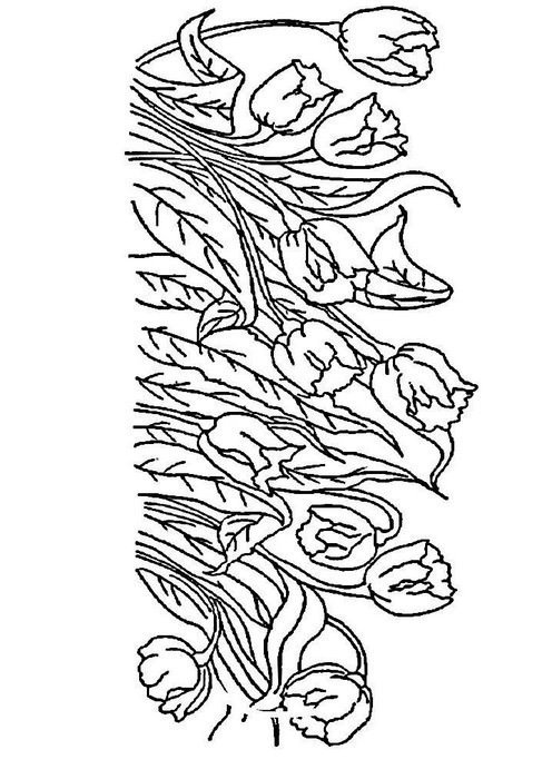 Роспись вазы трафареты