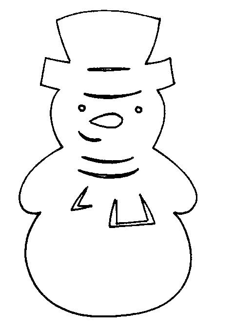 Фареты на окно Снеговик