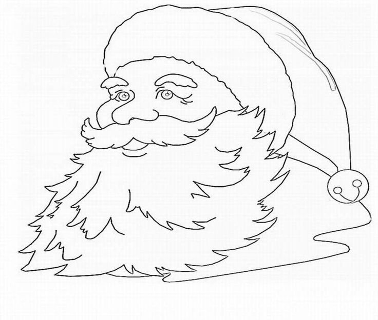 Новогодние трафареты на ок