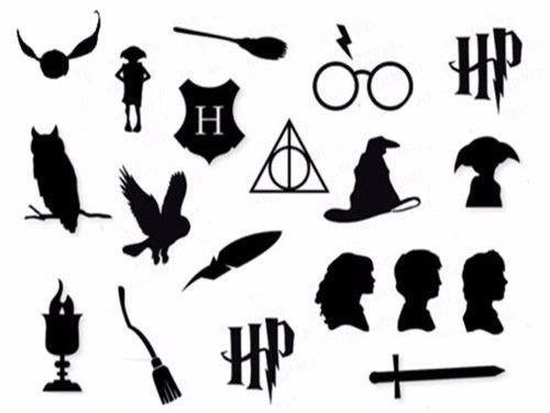 Гарри Поттер силуэт