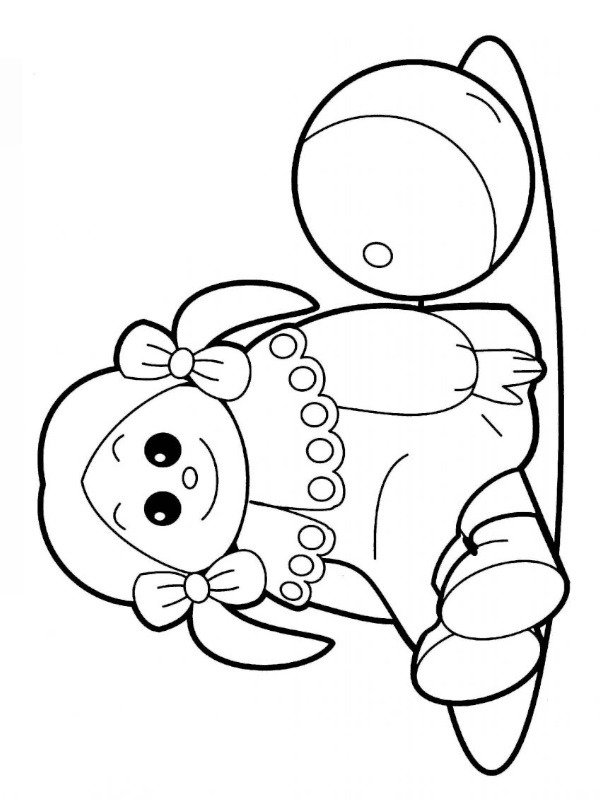 Игрушки раскраска для детей