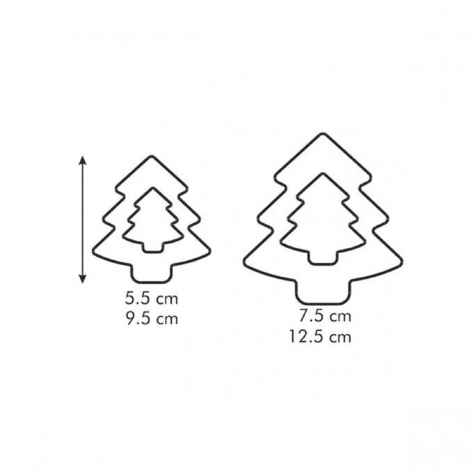 Форма для пряников елка