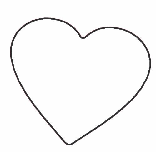 Сердечко из фетра шаблон