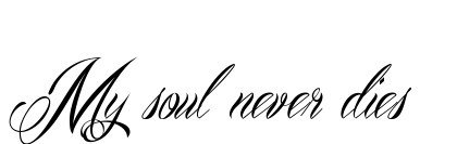 Эскизы татуировок надписи