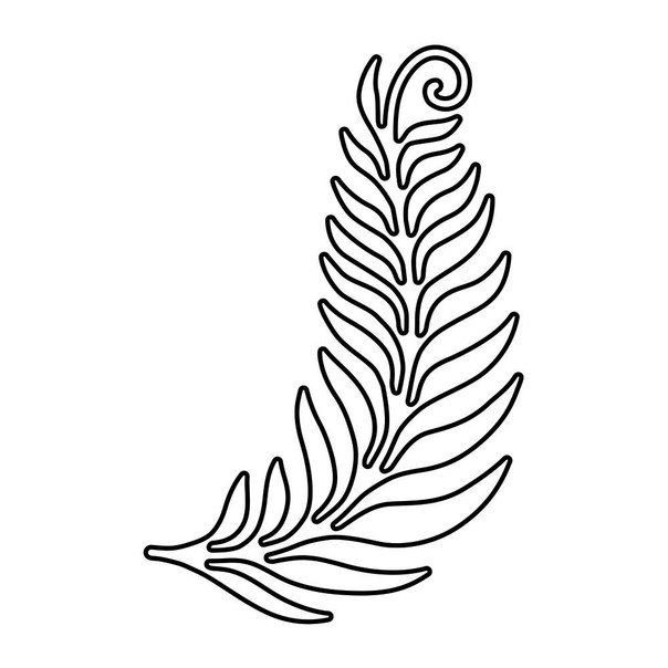 Листья папоротника для вырезания