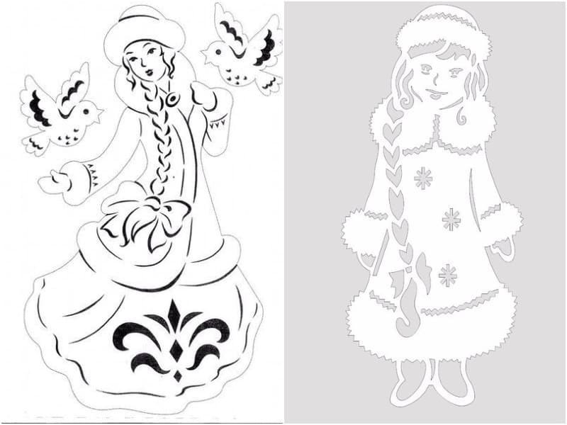 снегурочка с птичками