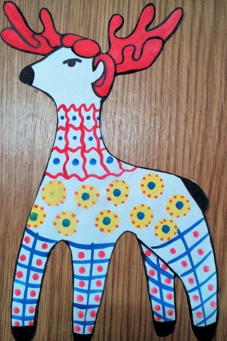 олень дымка