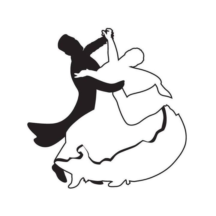 Трафарет бальные танцы