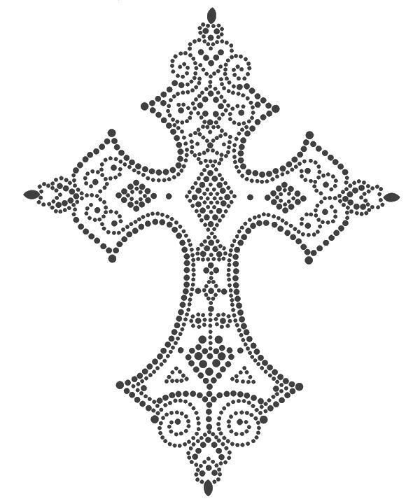 Трафарет для бисероплетения крестиком