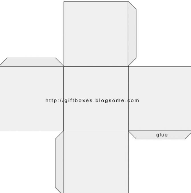 Развертка коробки