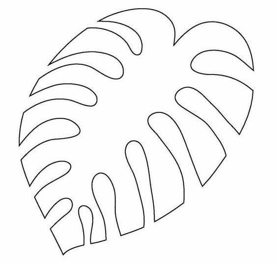 Трафареты "листья"