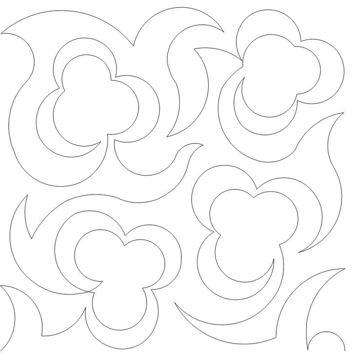 Трафареты для Стежки