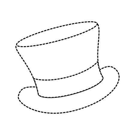 Шляпа цилиндр раскраска