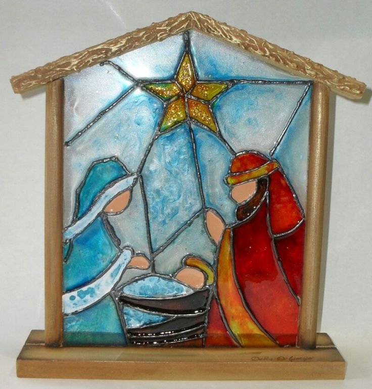 Витраж новый год