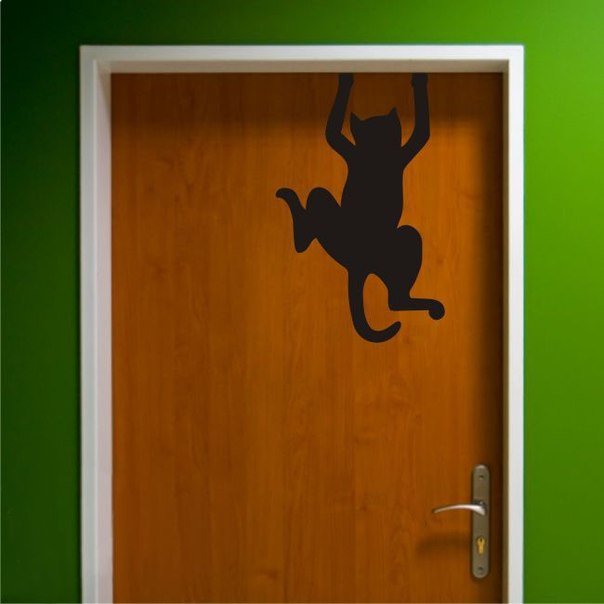 Наклейка на дверь входную