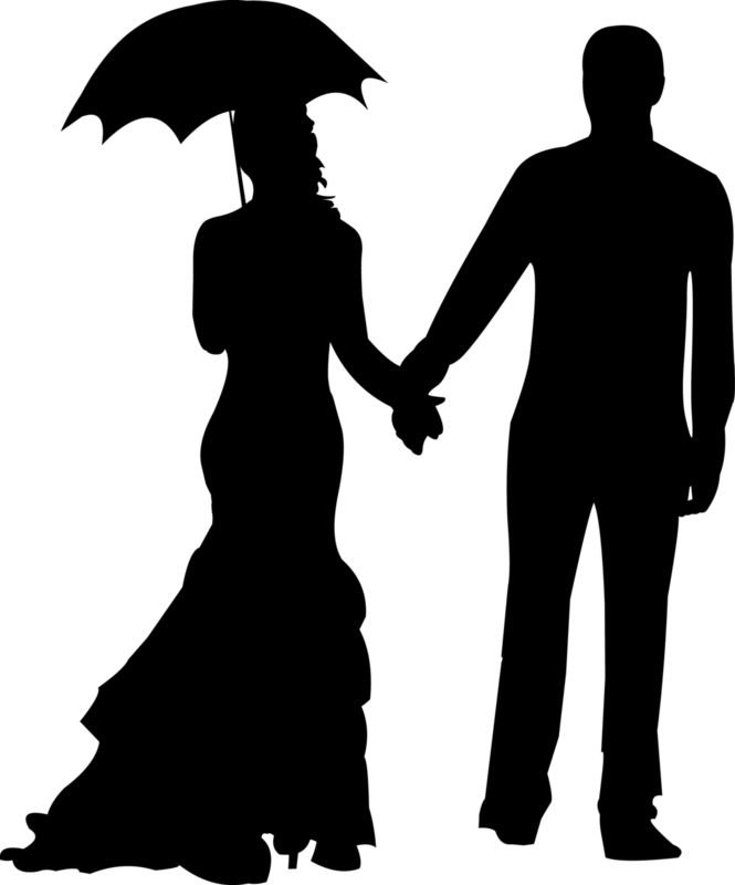 Силуэт пары