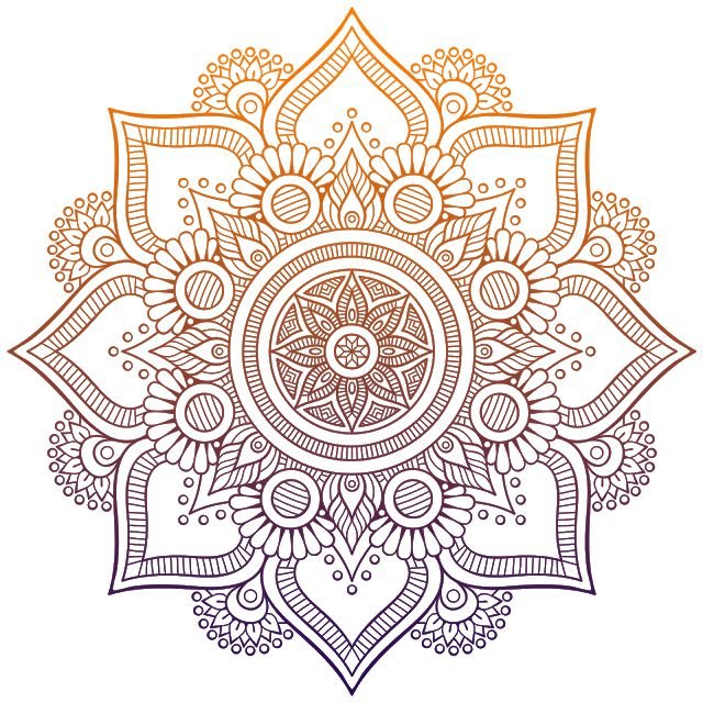 Орнамент в индийском стиле