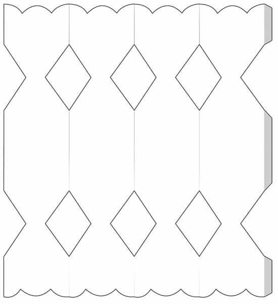 Макет коробочки для конфет