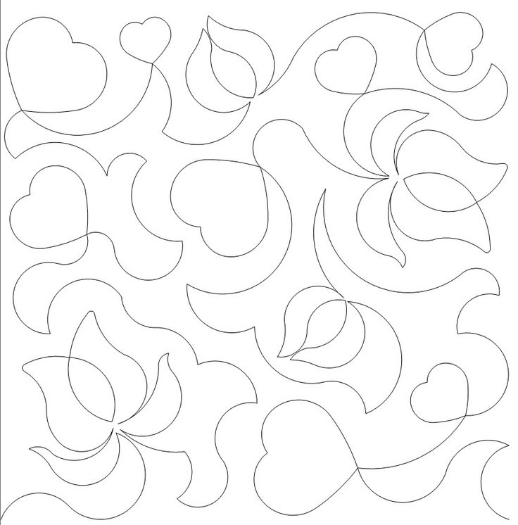 Трафарет для квилтинга