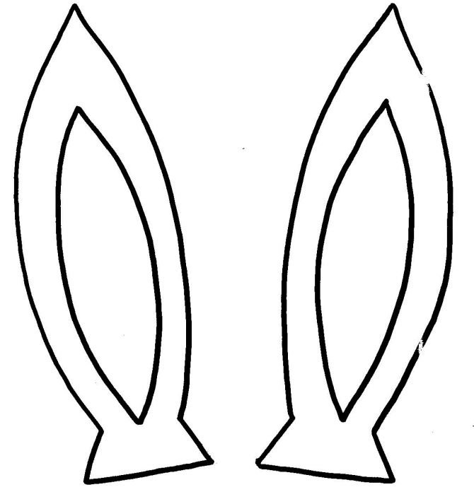 Уши зайца из бумаги