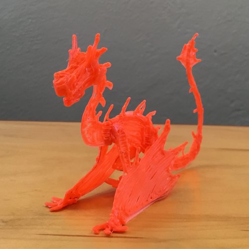 Трафарет для 3d ручки дракон