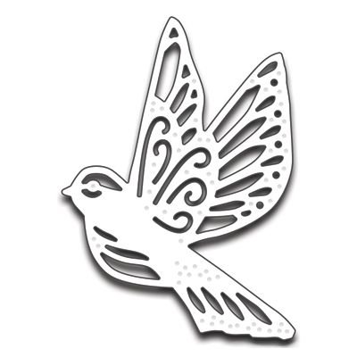 Вытынанка птичка