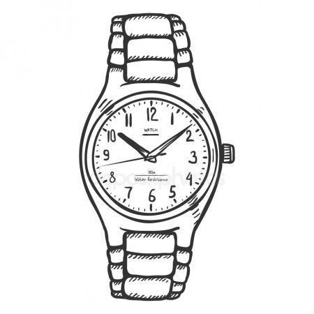 Часы наручные раскраска для детей