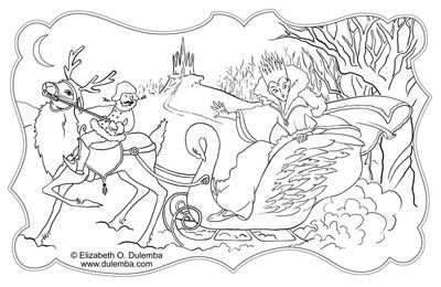 Снежная Королева рисунок