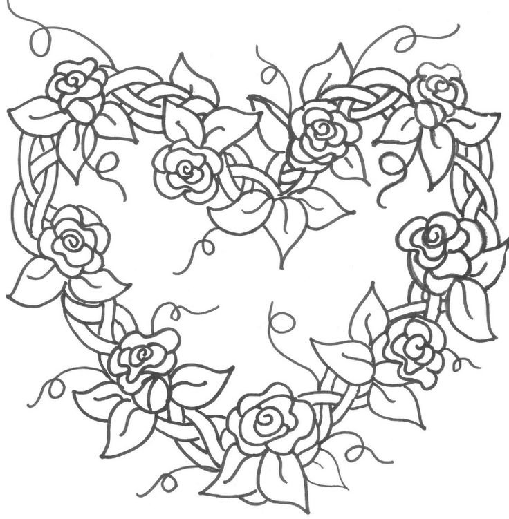 Трафарет для вышивки лентами